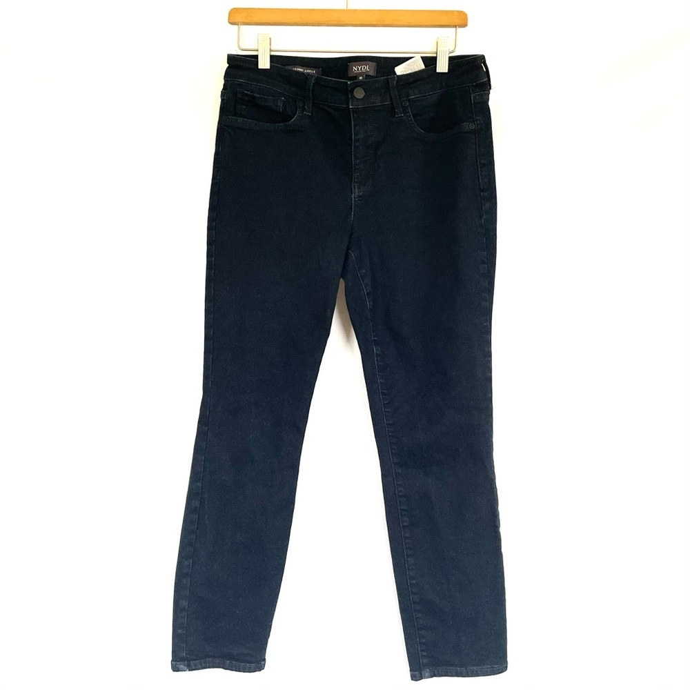 NYDJ Skinny Ankle Jeans Dark Wash Size 10 Not Your Daughter’s Jeans